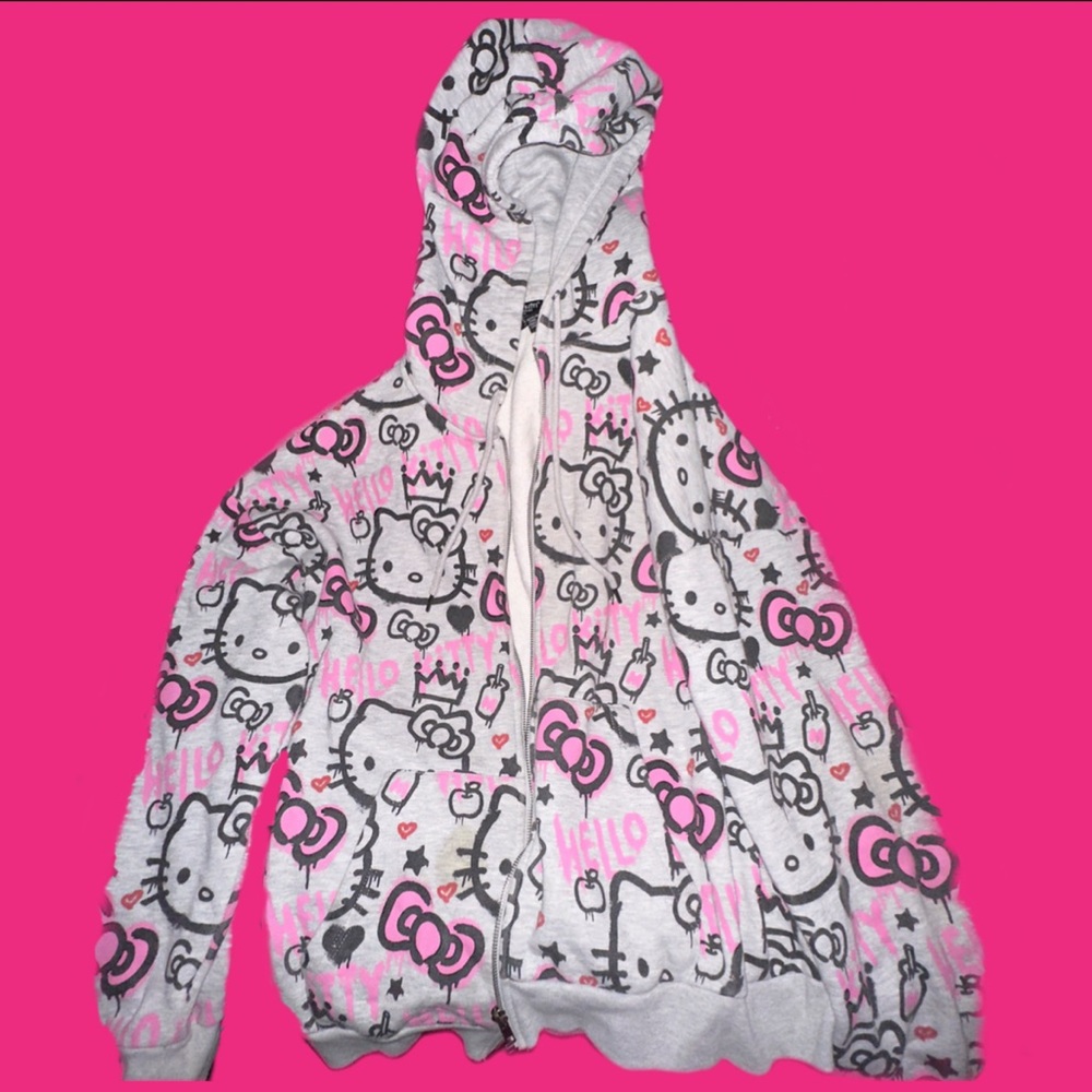 Hello kitty x forever21 zip up
